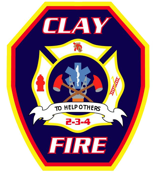 Clay Fire Department Logo